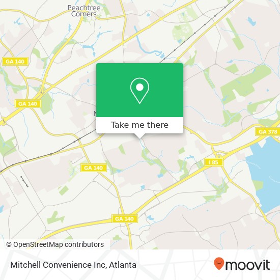 Mapa de Mitchell Convenience Inc