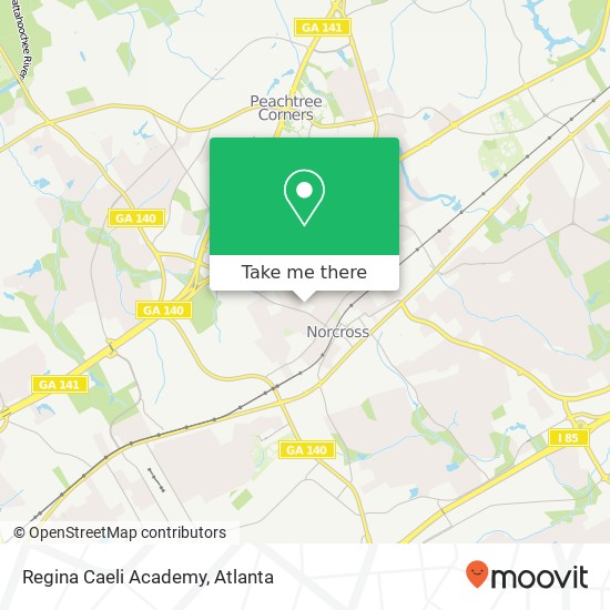 Regina Caeli Academy map