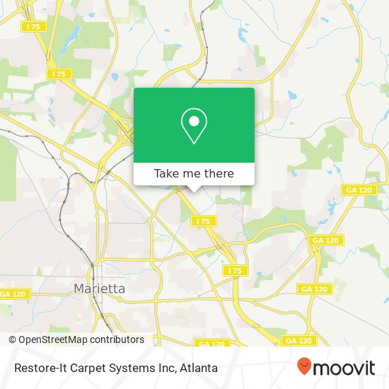 Mapa de Restore-It Carpet Systems Inc