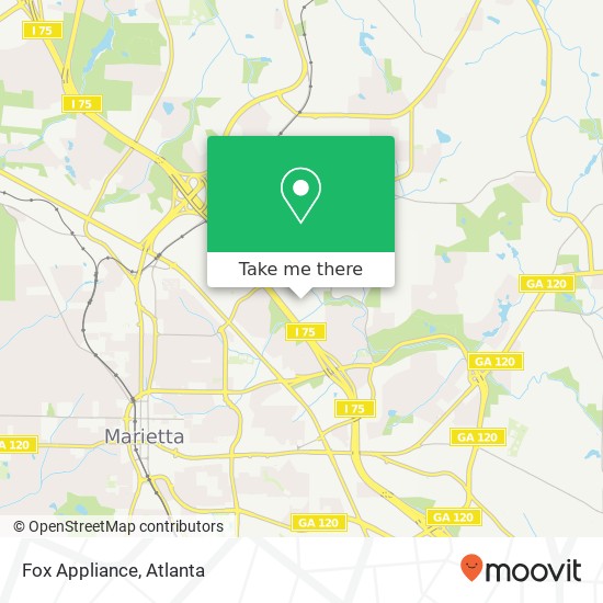 Mapa de Fox Appliance