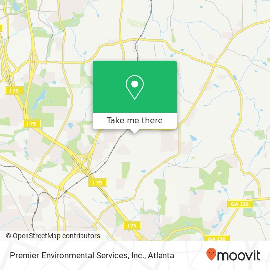 Mapa de Premier Environmental Services, Inc.