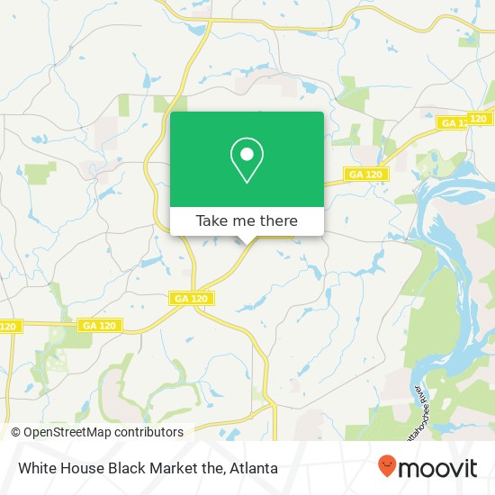 White House Black Market the map