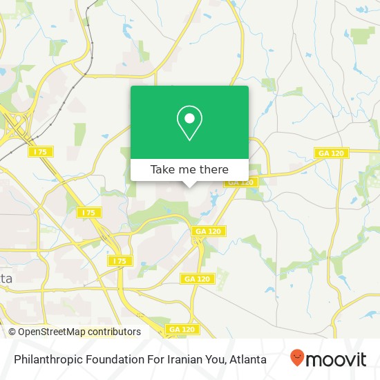 Philanthropic Foundation For Iranian You map