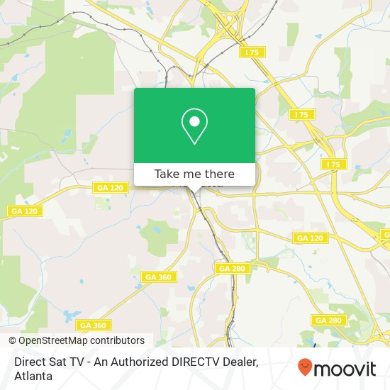 Mapa de Direct Sat TV - An Authorized DIRECTV Dealer