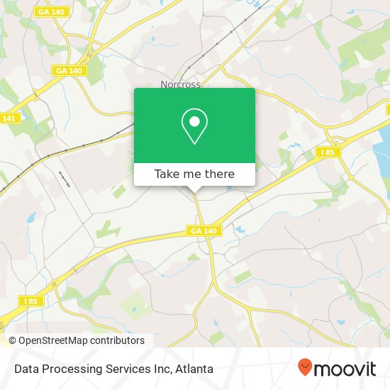 Data Processing Services Inc map