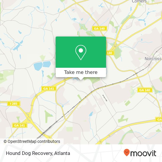 Hound Dog Recovery map