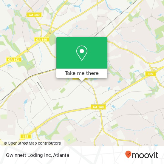 Gwinnett Loding Inc map