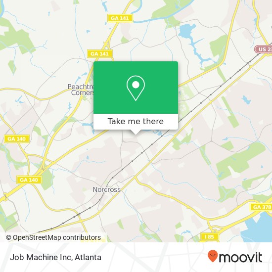 Job Machine Inc map