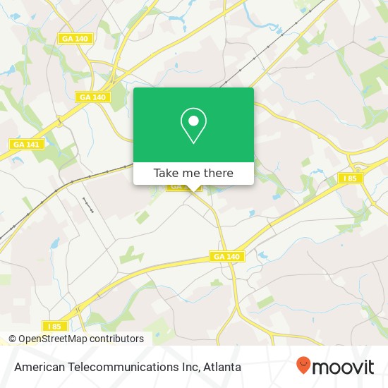 American Telecommunications Inc map