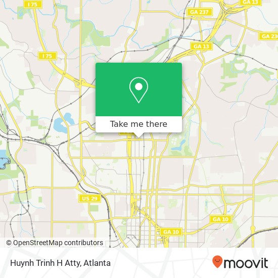 Huynh Trinh H Atty map