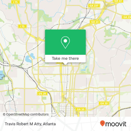 Travis Robert M Atty map