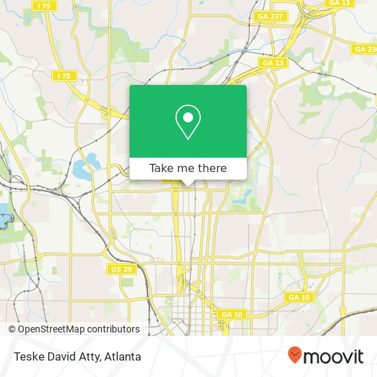 Teske David Atty map