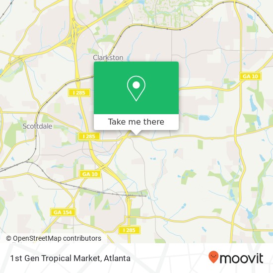 Mapa de 1st Gen Tropical Market