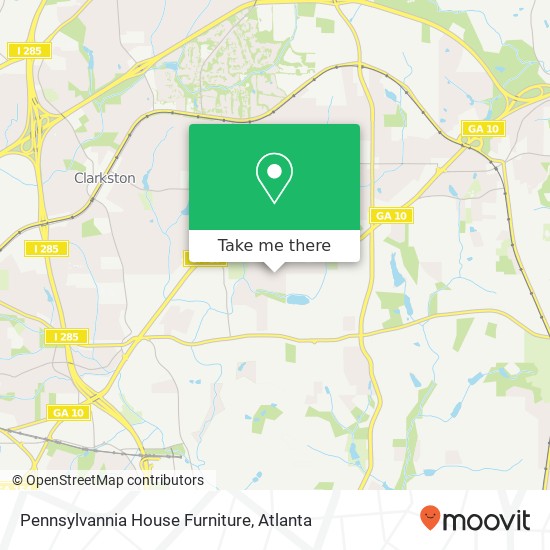 Pennsylvannia House Furniture map