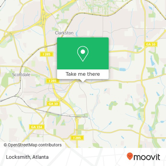 Locksmith map