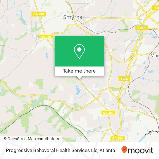 Progressive Behavoral Health Services Llc map