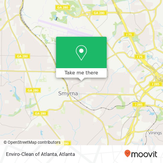 Enviro-Clean of Atlanta map