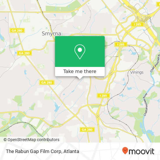 Mapa de The Rabun Gap Film Corp