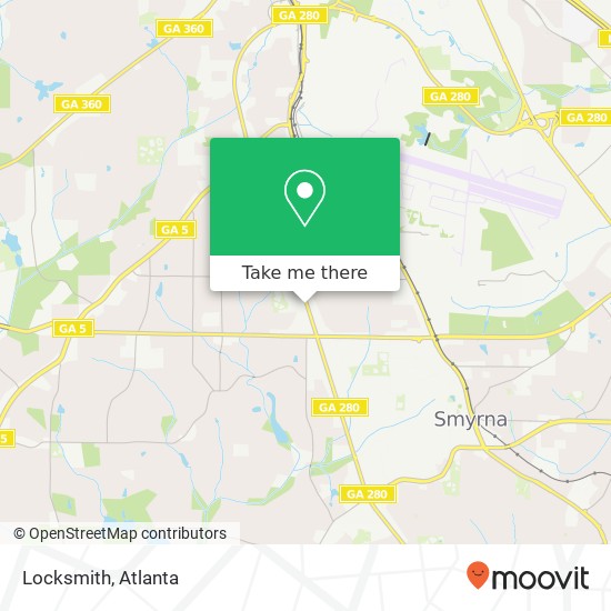 Locksmith map