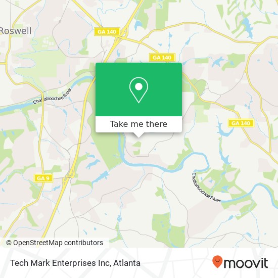 Tech Mark Enterprises Inc map