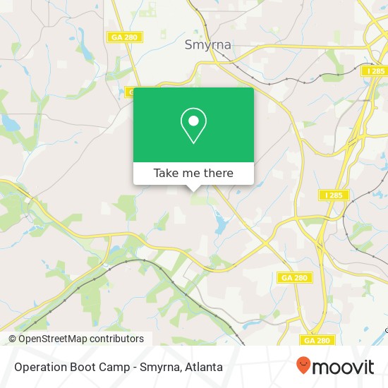 Mapa de Operation Boot Camp - Smyrna