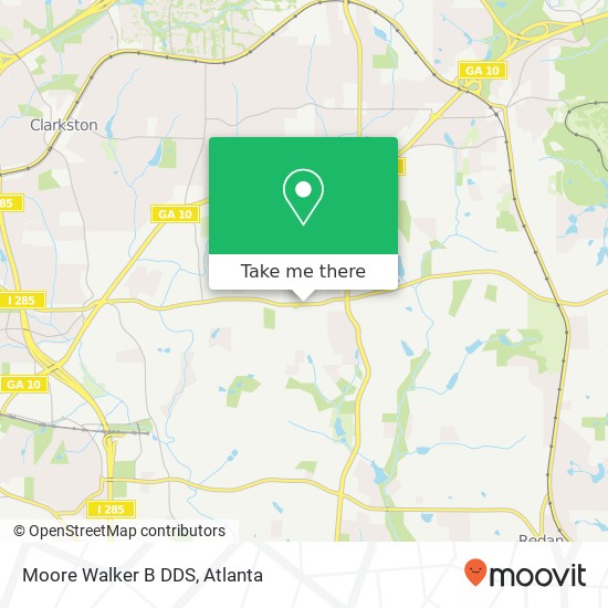 Moore Walker B DDS map