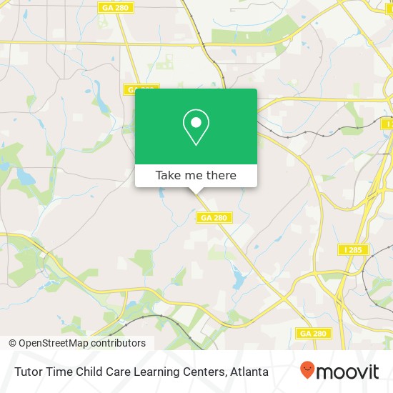 Tutor Time Child Care Learning Centers map