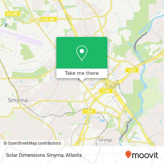 Mapa de Solar Dimensions Smyrna