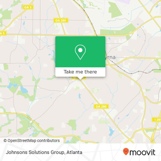 Johnsons Solutions Group map