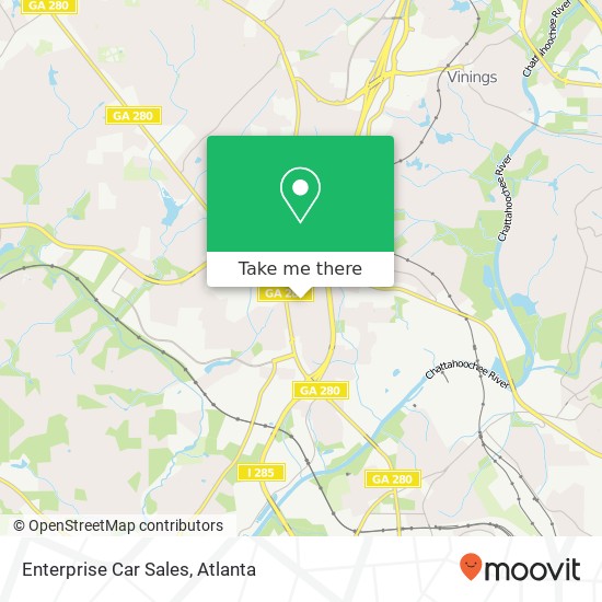 Enterprise Car Sales map