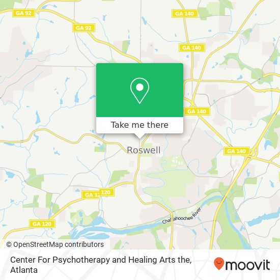 Mapa de Center For Psychotherapy and Healing Arts the