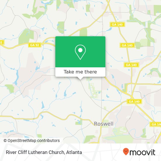 Mapa de River Cliff Lutheran Church