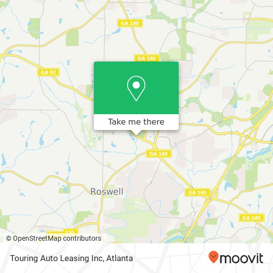 Mapa de Touring Auto Leasing Inc