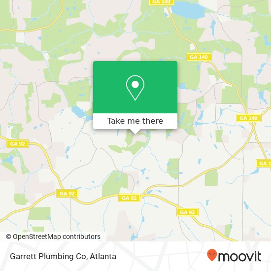 Garrett Plumbing Co map