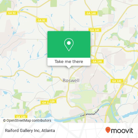 Mapa de Raiford Gallery Inc