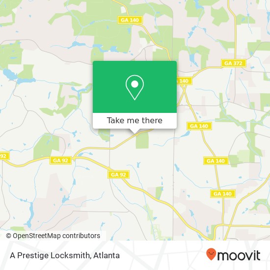 A Prestige Locksmith map