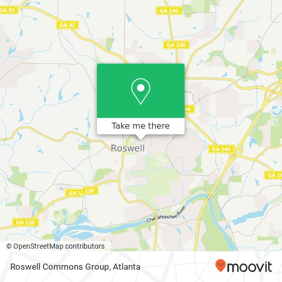 Roswell Commons Group map