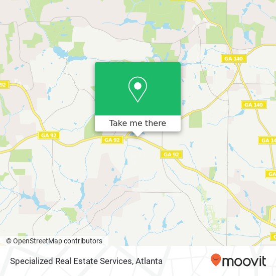 Specialized Real Estate Services map