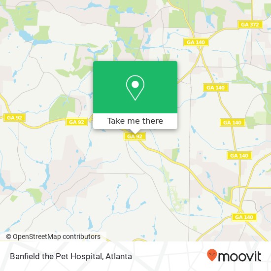 Banfield the Pet Hospital map