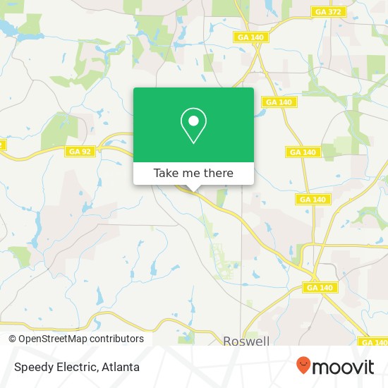 Speedy Electric map