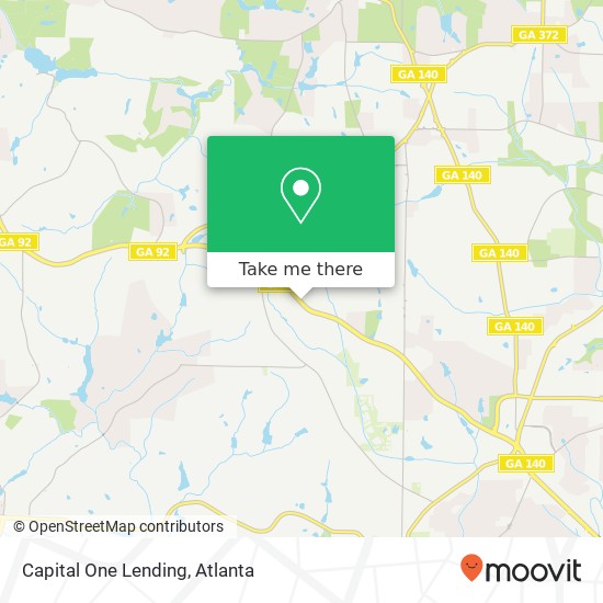 Mapa de Capital One Lending