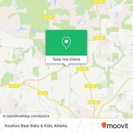 Mapa de KooKoo Bear Baby & Kids