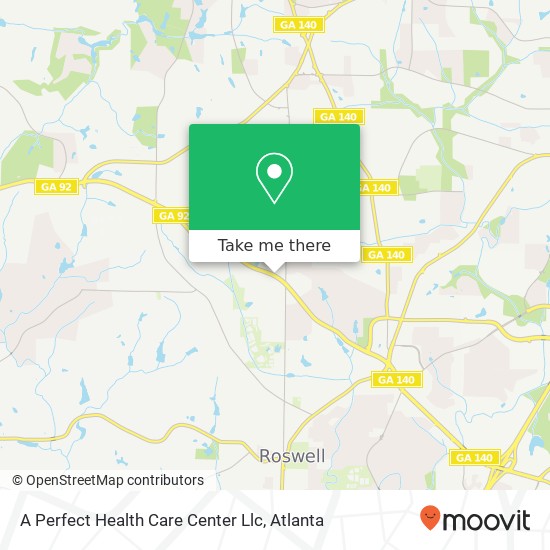 Mapa de A Perfect Health Care Center Llc