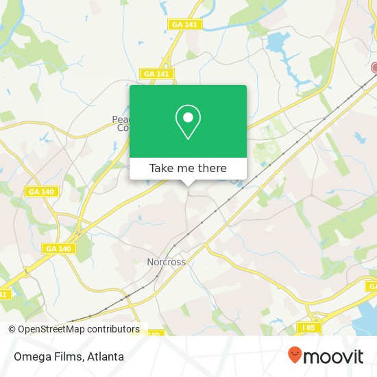 Omega Films map