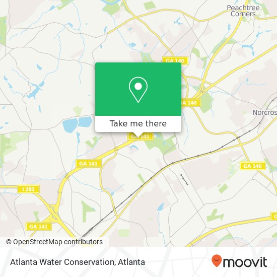 Atlanta Water Conservation map