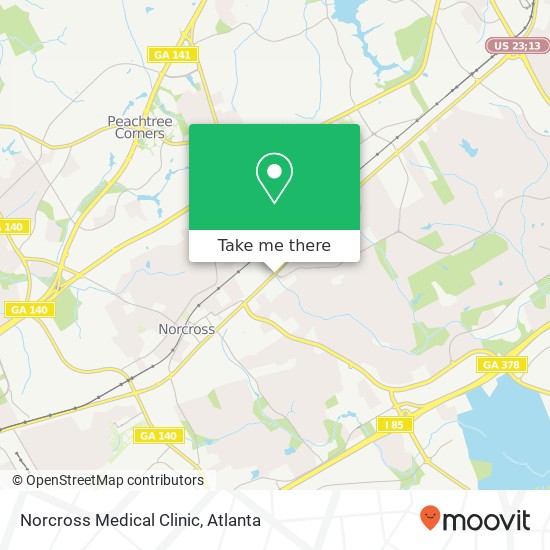 Norcross Medical Clinic map