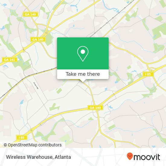 Mapa de Wireless Warehouse