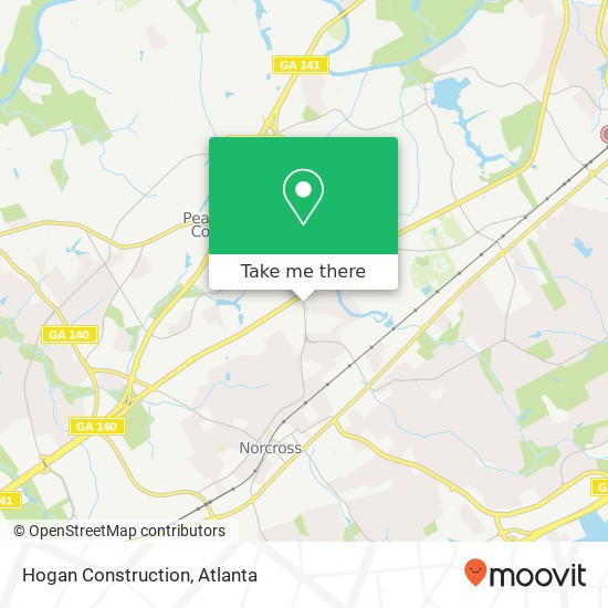 Hogan Construction map