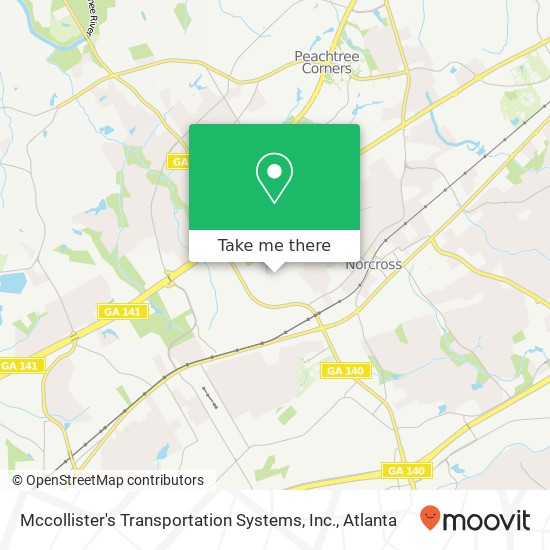 Mccollister's Transportation Systems, Inc. map