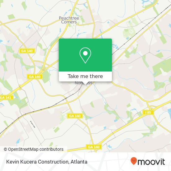 Kevin Kucera Construction map